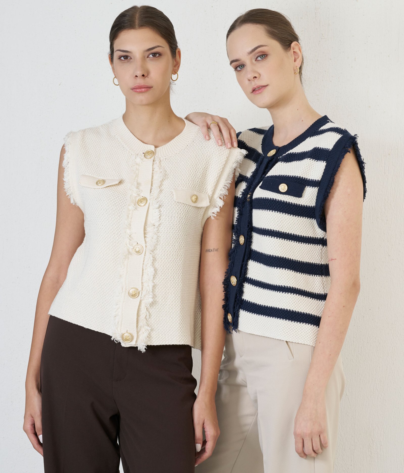 Sleeveless No07 Marin  Vest